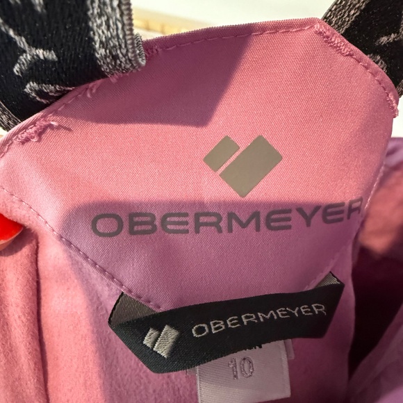 Obermeyer Women's Ski Bibs, Size 10, Lilac - Picture 3 of 3